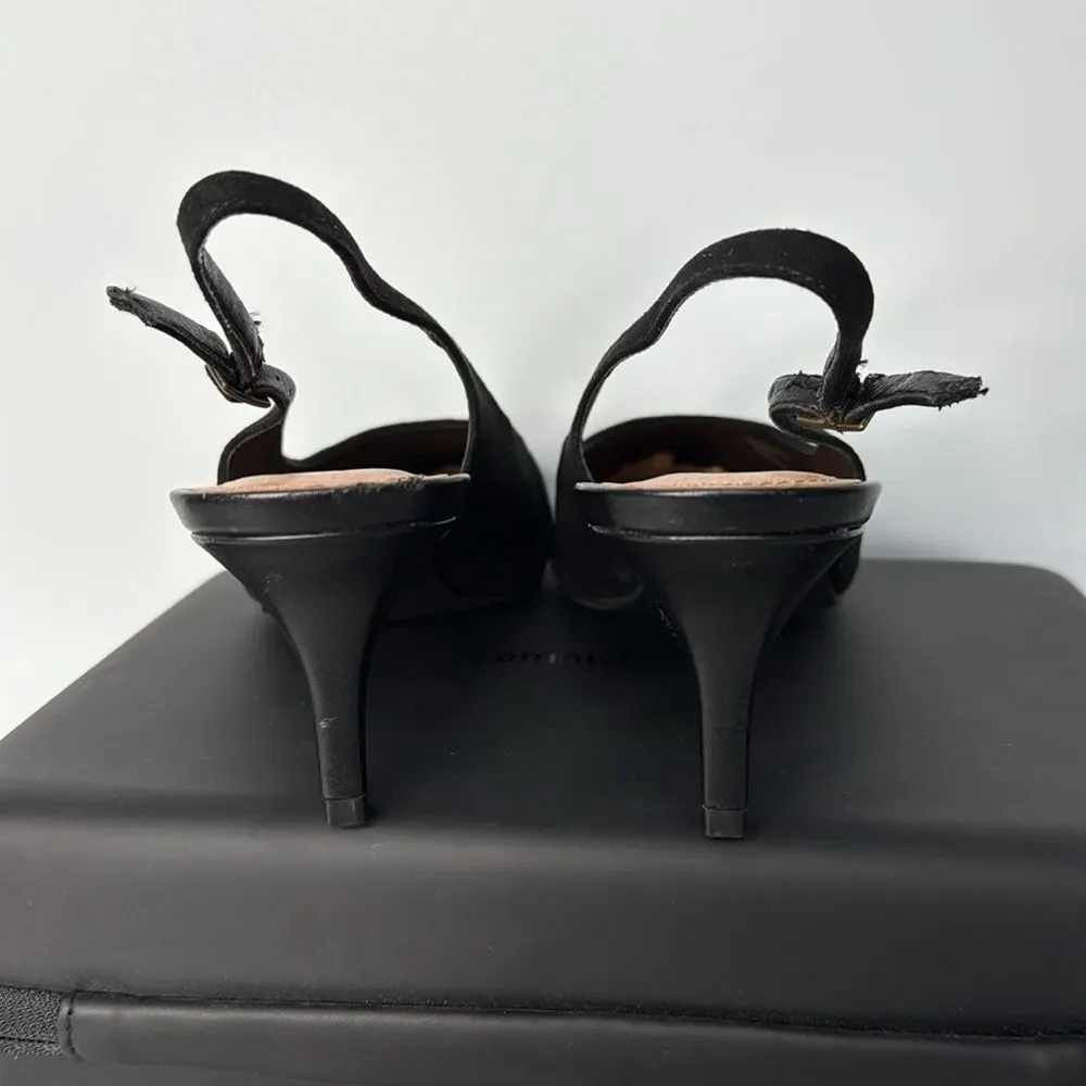 Dressbarn Pam Black Slingback Pumps Size 8